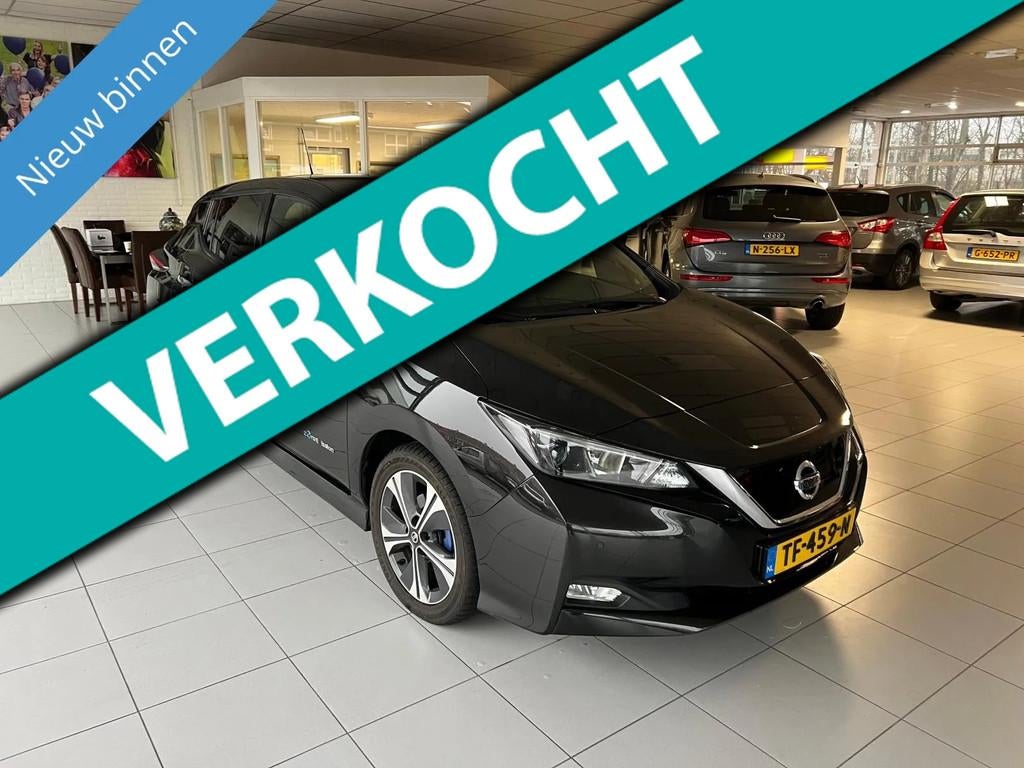 Nissan LEAF, Automaat, Stof, Gebruikt, Zwart