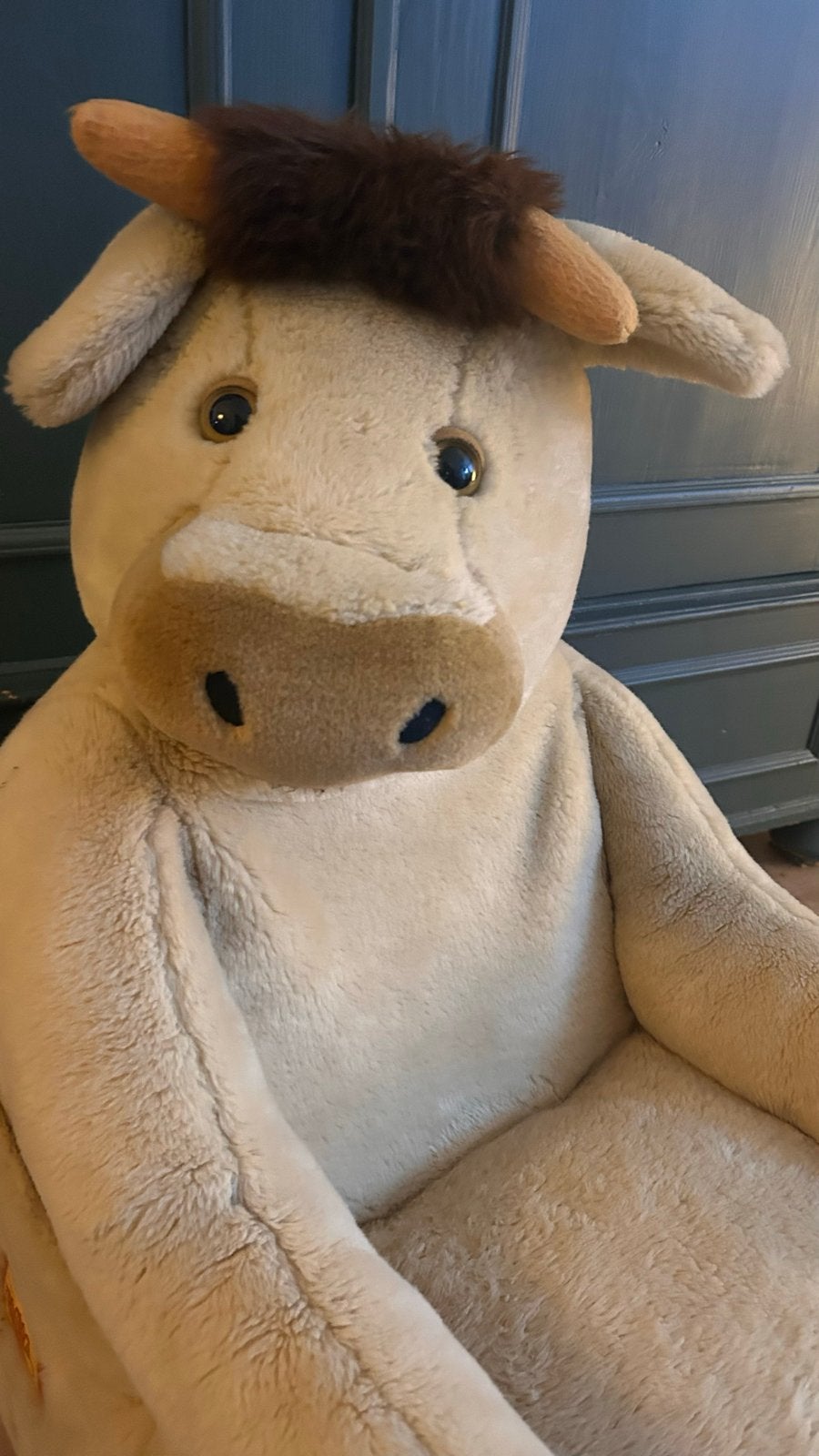 Grote knuffel koe - Zitzak/Stoel, Kinderen en Baby's, Kinderkamer | Inrichting en Decoratie, Ophalen of Verzenden, Gebruikt