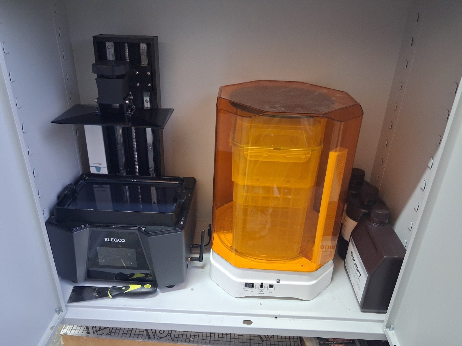 Elegoo Saturn 3 Ultra 12K + Wash & Cure Station + Resin, Computers en Software, Ophalen, Zo goed als nieuw