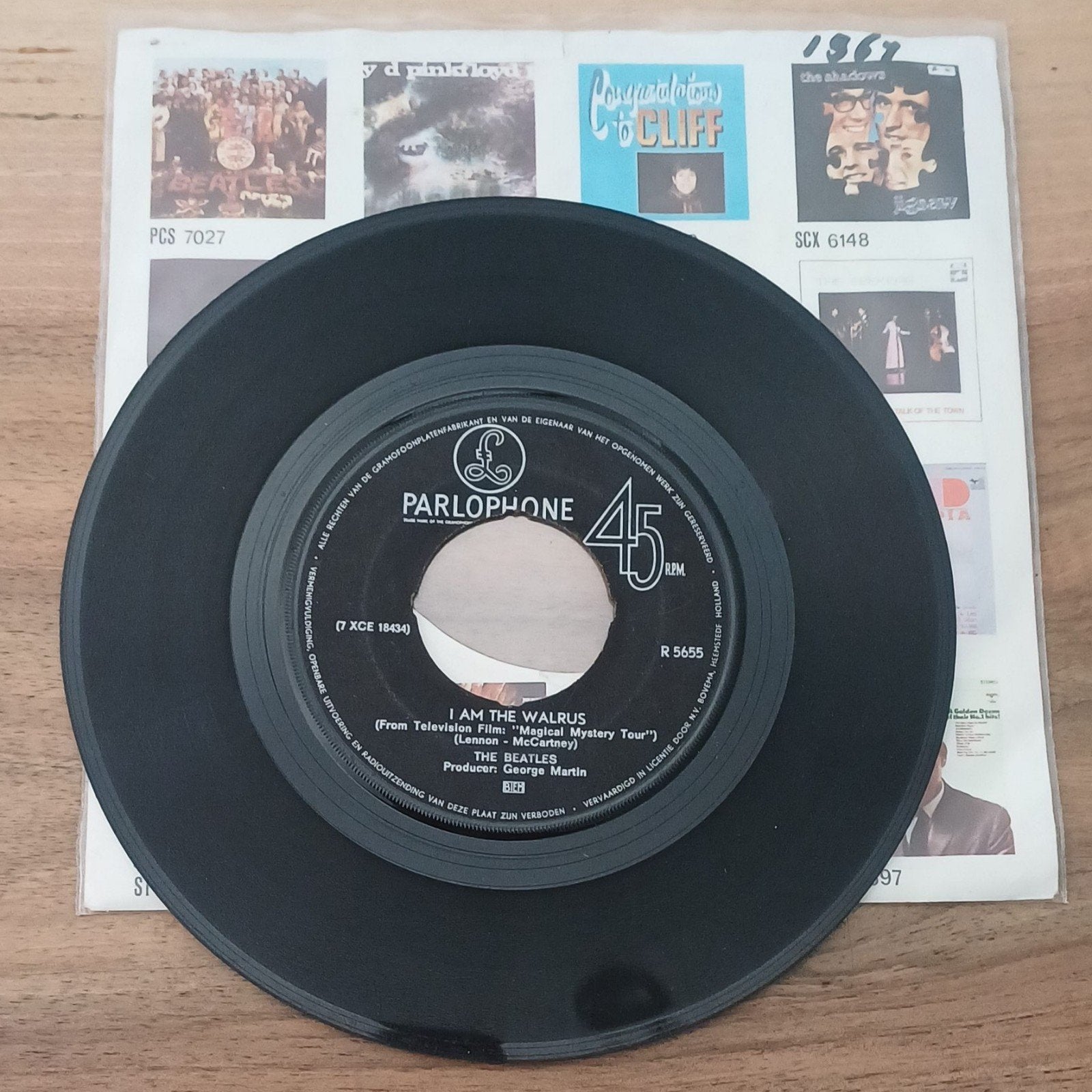 The Beatles, Cd's en Dvd's, Vinyl Singles, Ophalen of Verzenden, Gebruikt, Pop