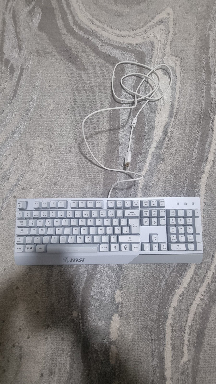 MSI keyboard zo goed als nieuw - €35 of ruilen, MSI, Ophalen of Verzenden, Zo goed als nieuw, Qwerty
