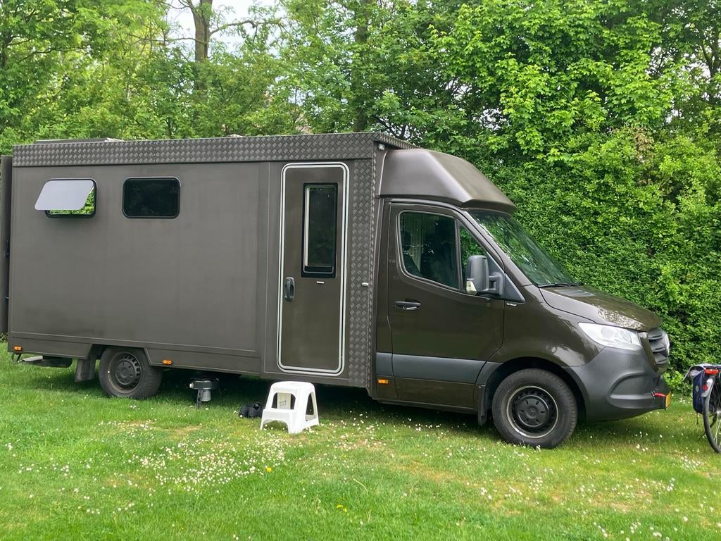 Sprinter  mobiele werkplaats camper 2022 80000km automaat, Caravans en Kamperen, Campers, Automaat, Chemisch toilet, Dakluik, Tot en met 2