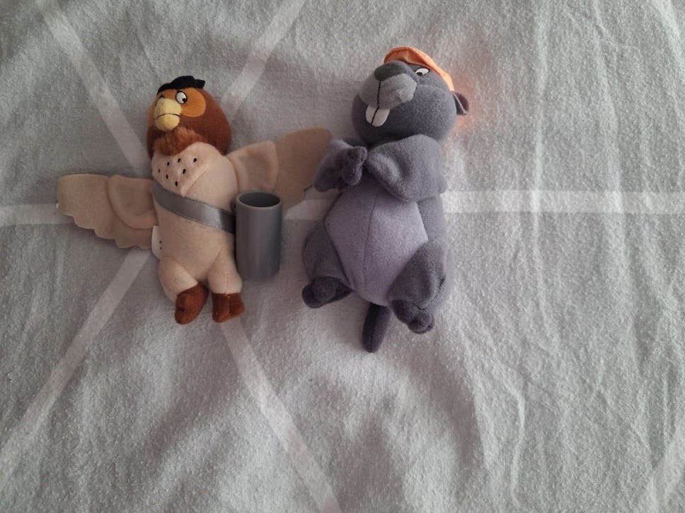 Disney mc Donalds uil en graver (winnie the pooh), Ophalen, Zo goed als nieuw