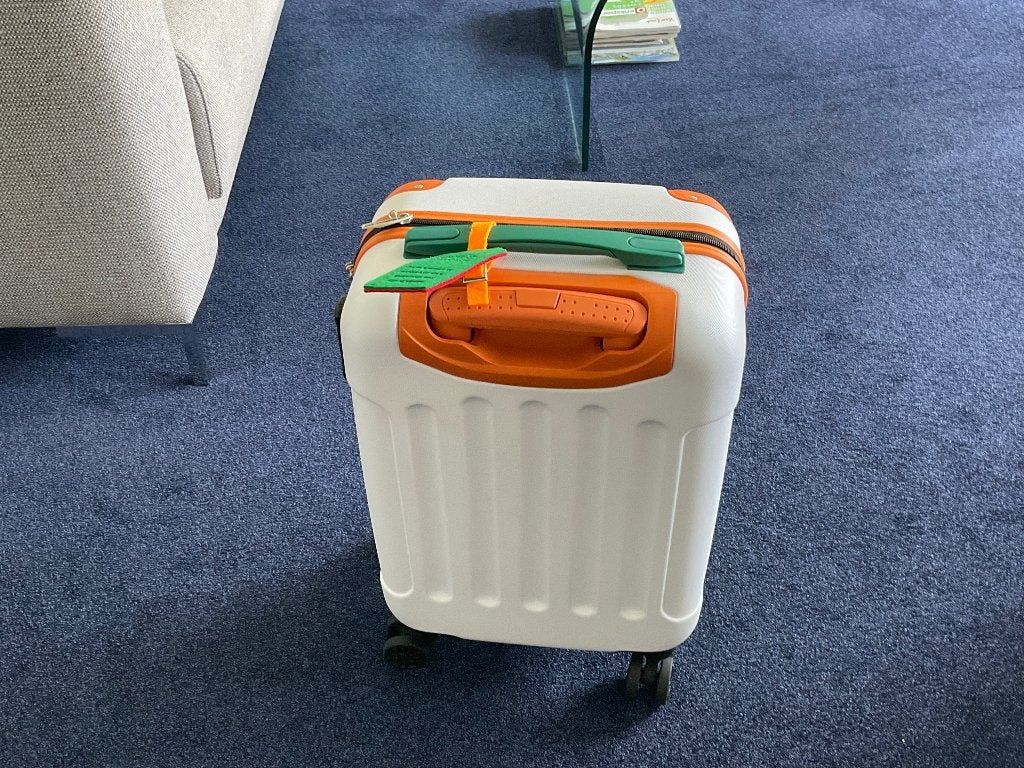 Reiskoffer, Wieltjes, 50 tot 60 cm, Hard kunststof, Nieuw