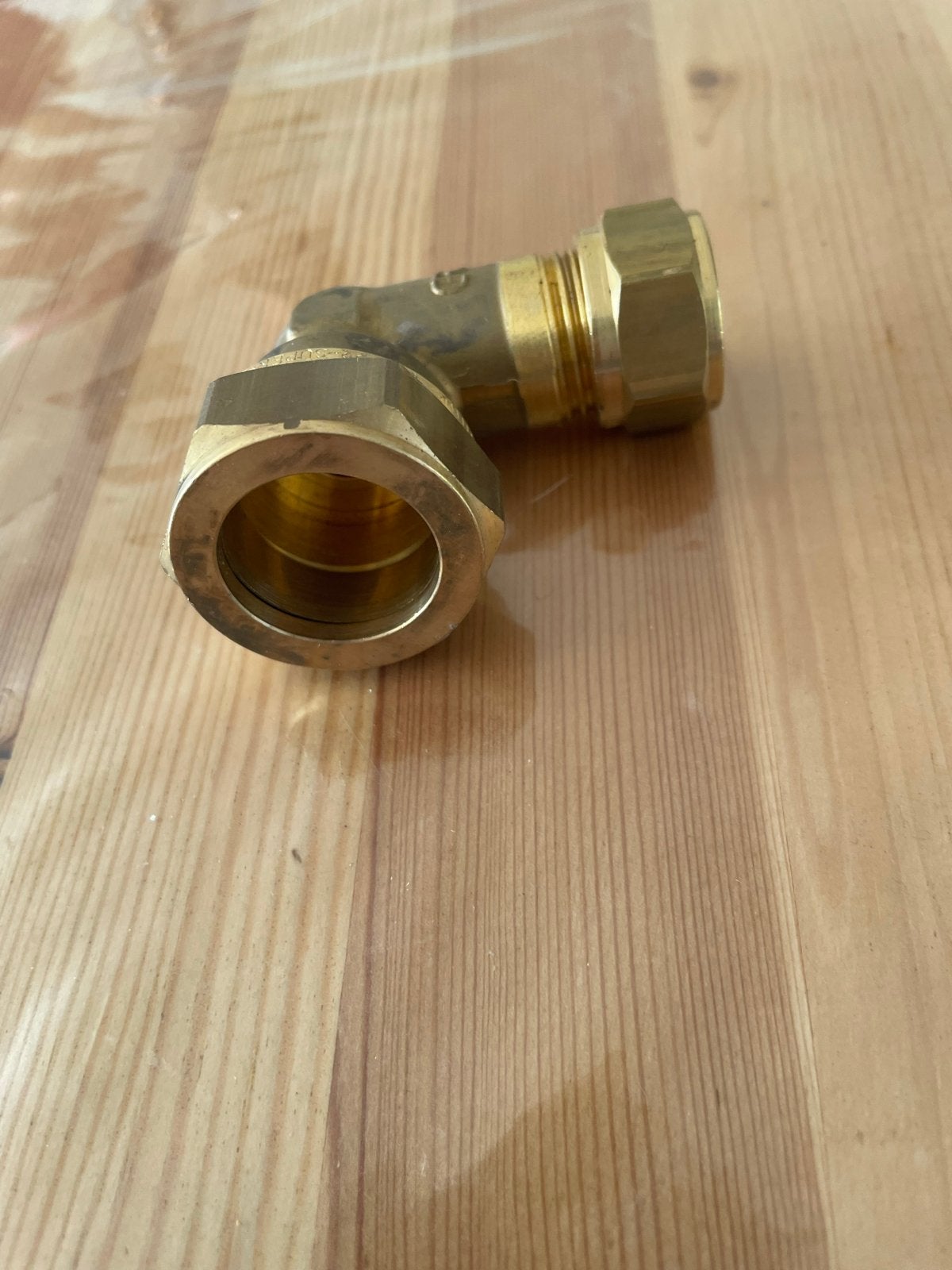 Koperen kniekoppeling 15mm, Overige materialen, Bochten, Minder dan 20 mm, Nieuw