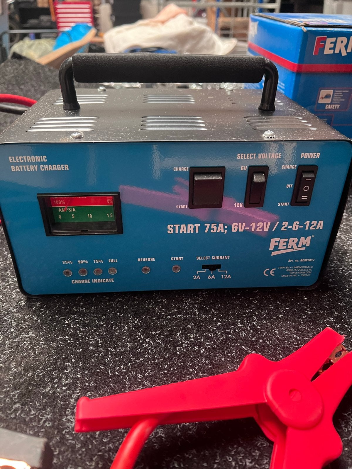 Ferm Acculader BCM1017 - Nieuw in doos, Ophalen, Nieuw