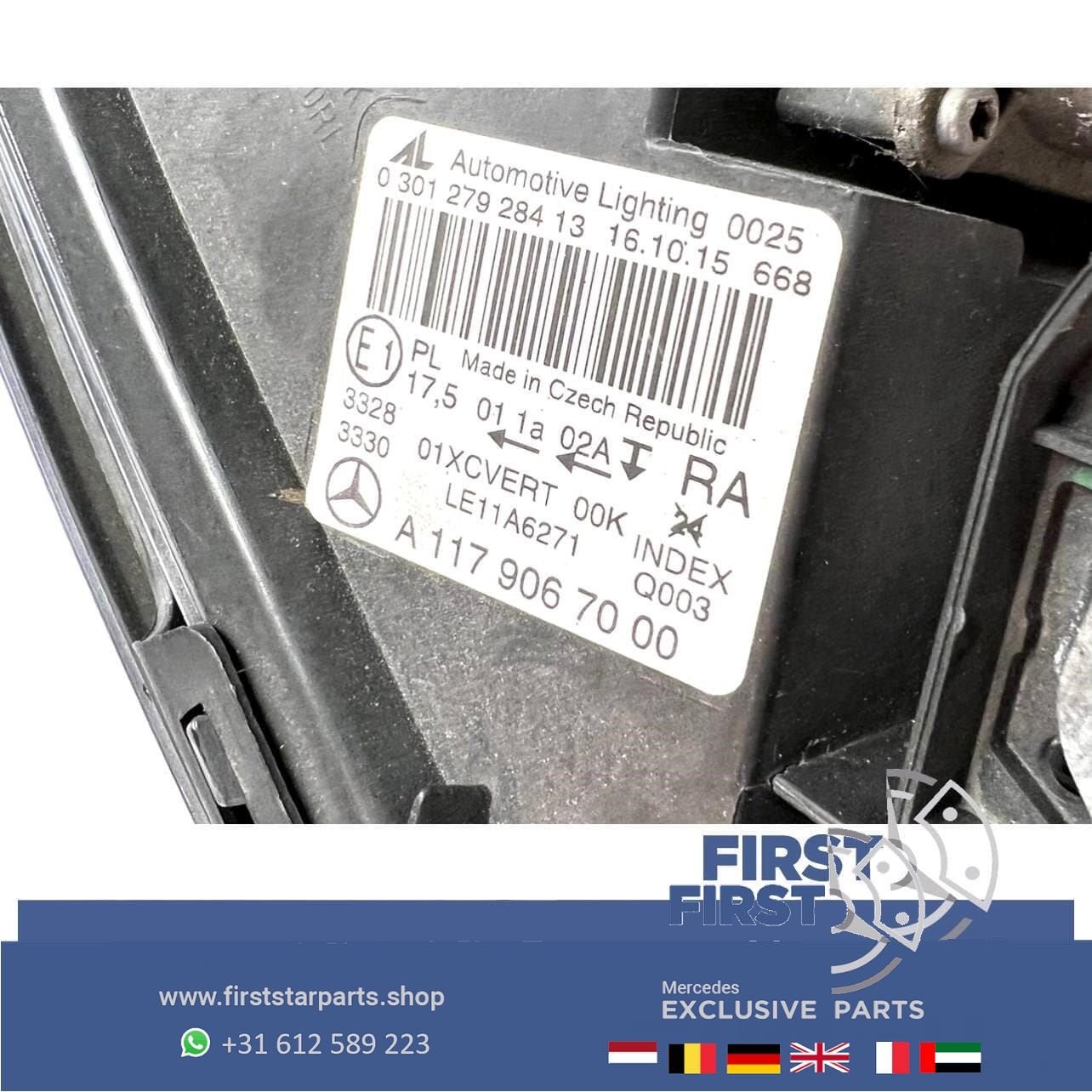 W117 X117 CLA ILS BIXENON LED Koplamp RECHTS Mercedes 2013-2, Gebruikt, -, Ophalen of Verzenden, -