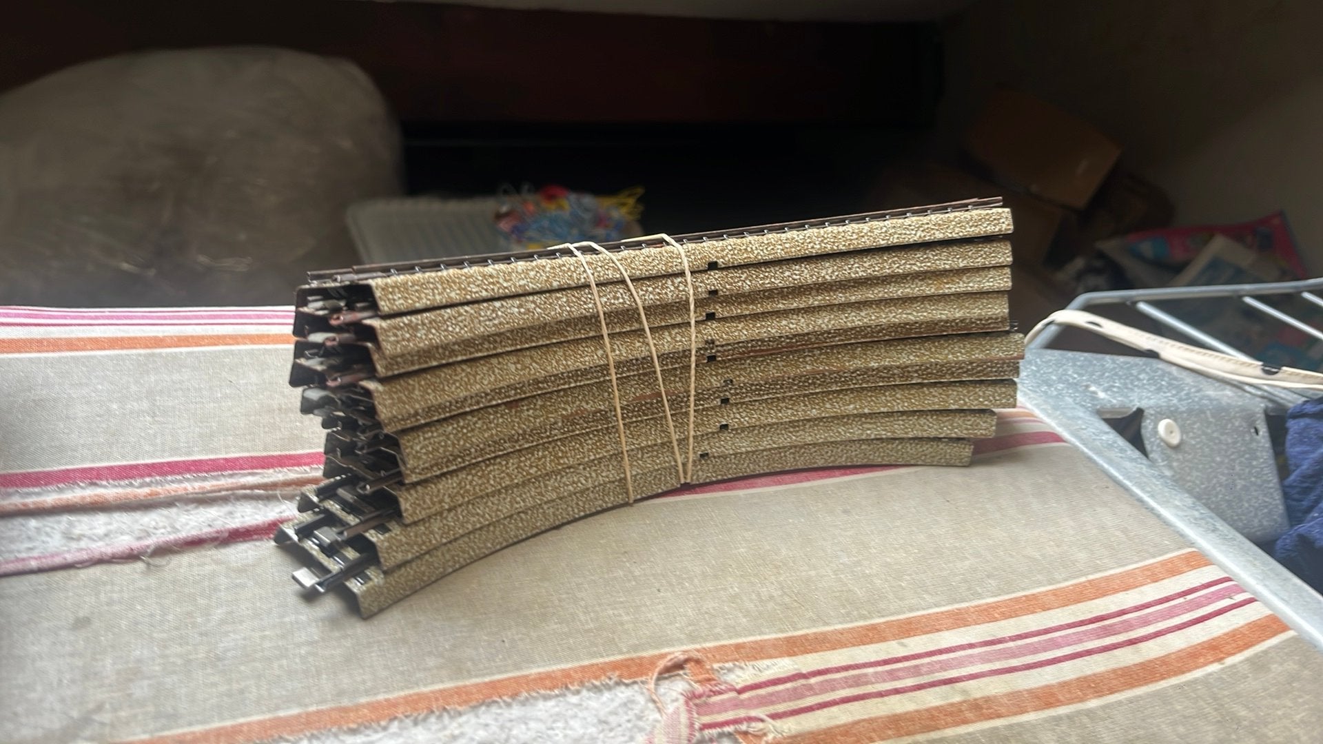 Te koop 10 grote gebogen rails van marklin 5120, Wisselstroom, Rails, Ophalen of Verzenden, Zo goed als nieuw