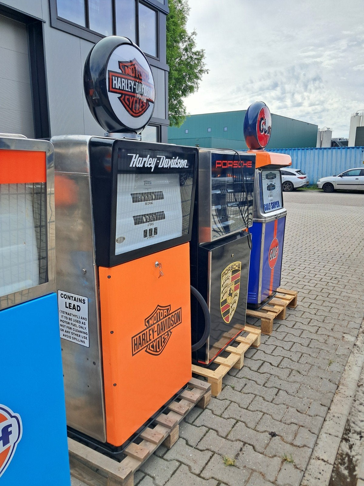 Oude Tokheim model 452 benzinepomp uit jaren 50e 60e + globe, Ophalen, Eu, Gebruikt, Eu