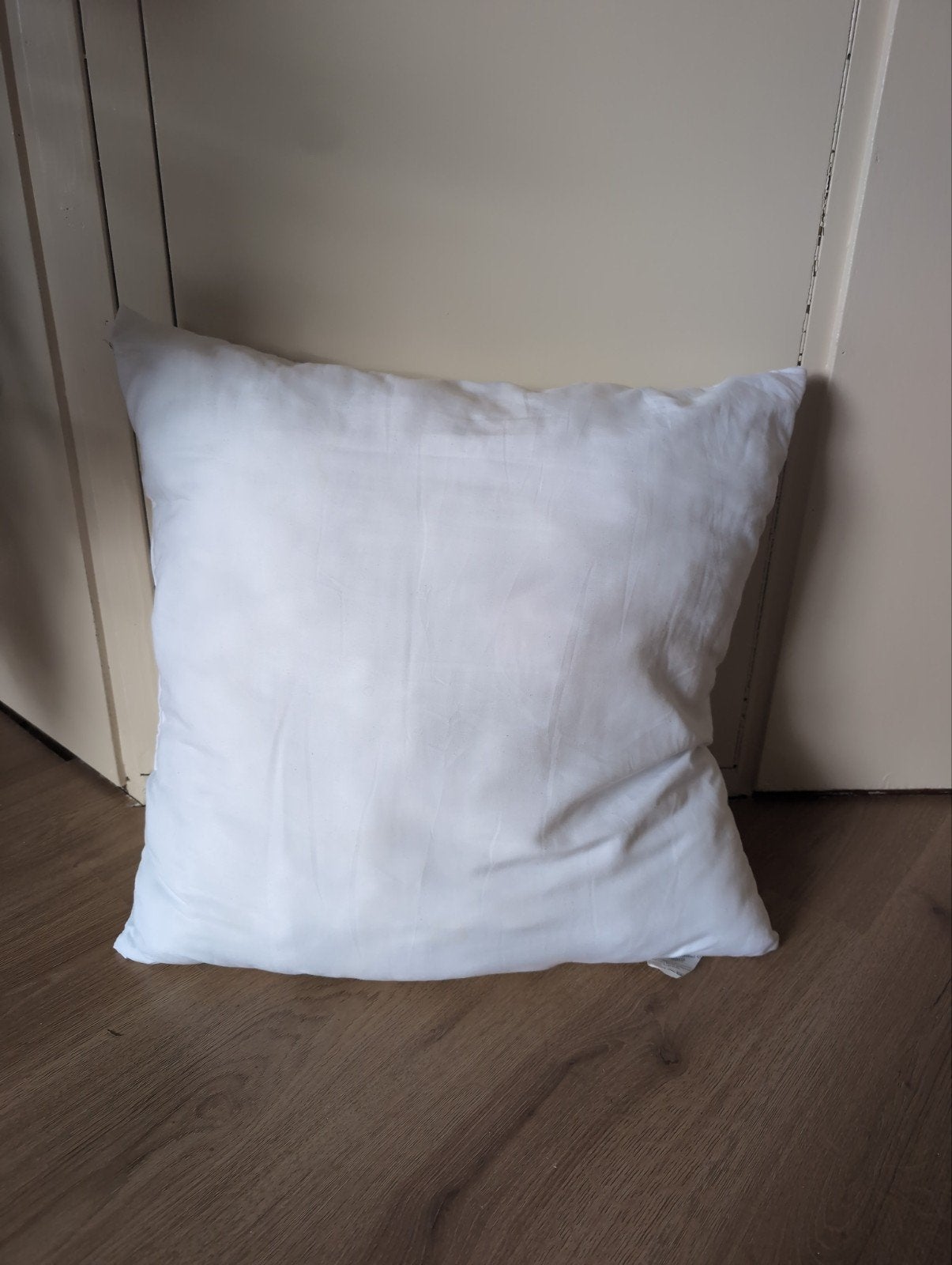 Polyester Kussen 50x50cm Wasbaar Zonder Sloop, Gebruikt, Wasbaar, Wit, Vierkant