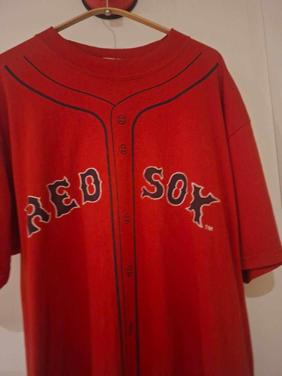 Vintage Boston Red Sox #45 Jerzees T-shirt XL Sports Authori, Jerzees, Verzenden, Maat 56/58 (XL), Gedragen
