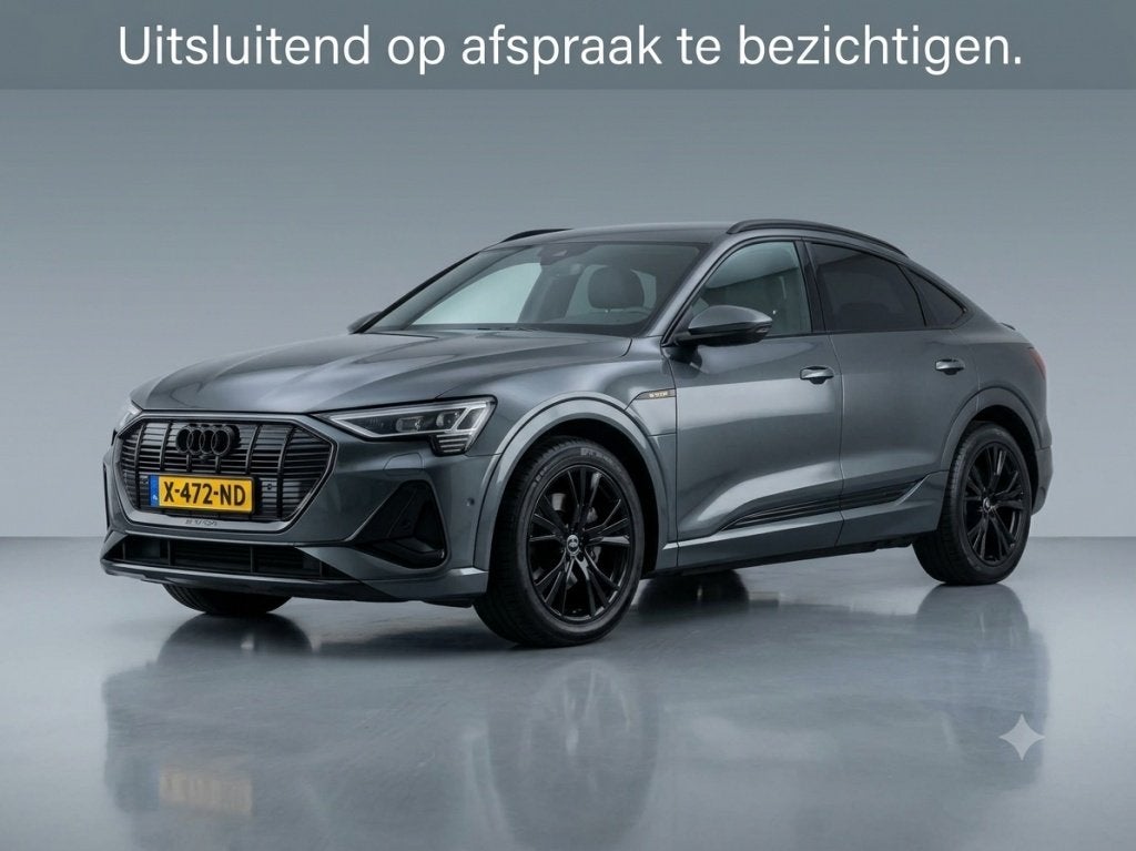 Audi e-tron Sportback 50 quattro 313pk S Edition Black | LED, 0 cilinders, Leder en Stof, Vierwielaandrijving, 313 pk