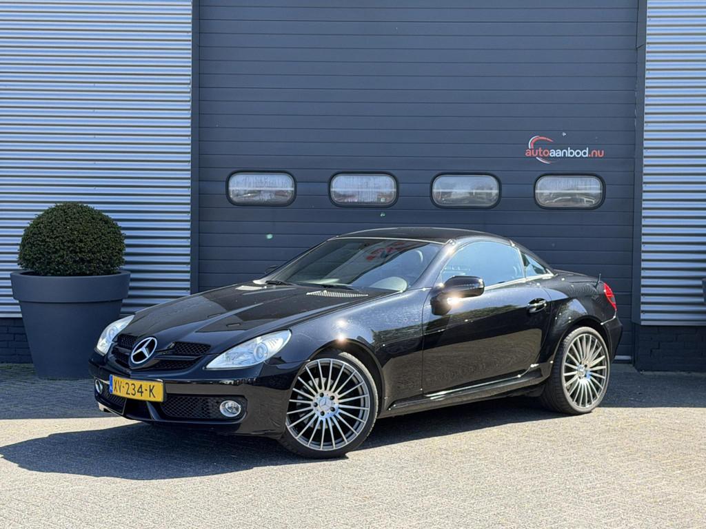 Mercedes-Benz SLK-klasse 200 K. | Navigatie | 19 Inch Lichtm, Auto's, Achterwielaandrijving, Gebruikt, Zwart, 4 cilinders