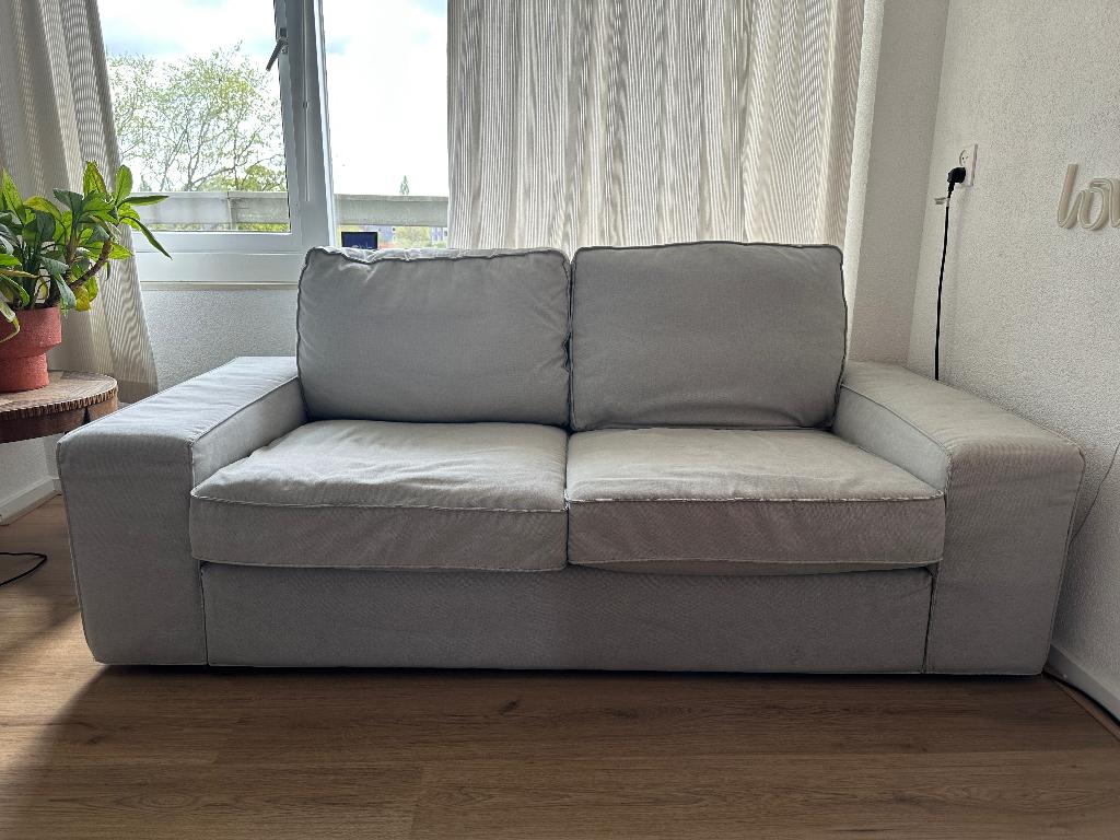 Kivik bank Ikea ruime tweezits. Grijs, Huis en Inrichting, Ophalen, Gebruikt, 150 tot 200 cm, Tweepersoons
