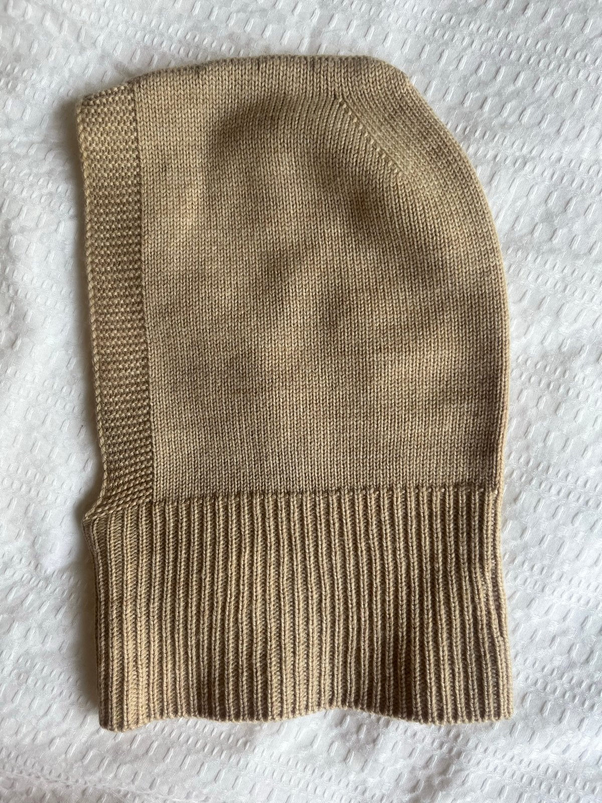 Merinowol Hvid Balaclava muts Beige, 1-3jaar, Jongen of Meisje, Nieuw, Ophalen of Verzenden, 104 of kleiner