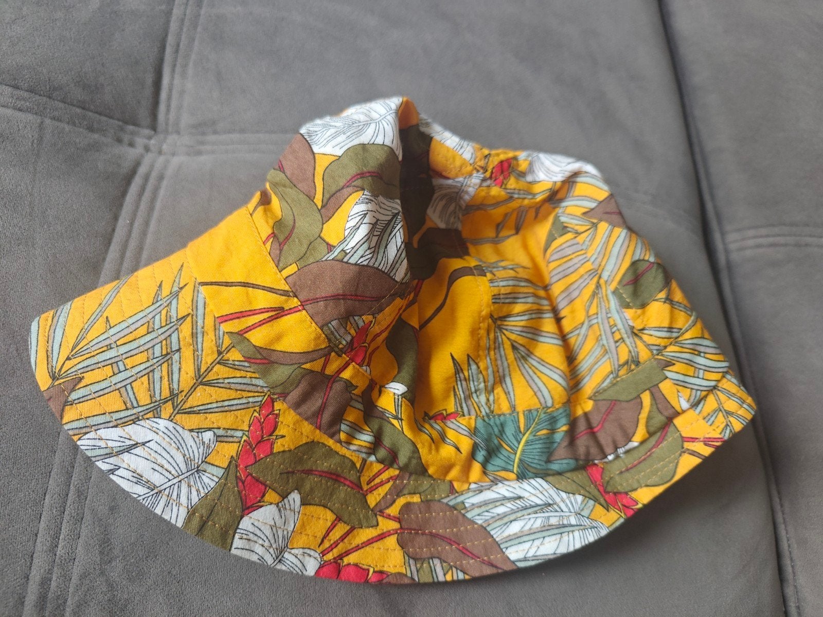Zomerse Seeberger Hoed met Tropische Print, Kleding | Dames, Hoed, Zo goed als nieuw, Seeberger, One size fits all
