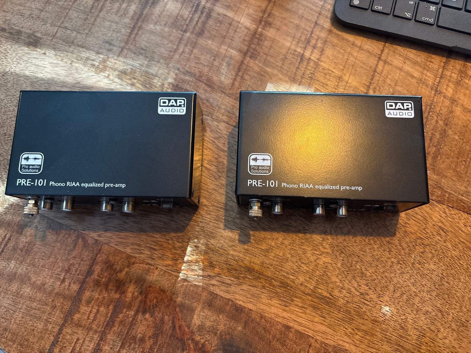 DAP Audio PRE-101 Phono RIAA Equalized Pre-amp (2 stuks), Overige systemen, Zo goed als nieuw, Minder dan 60 watt, Ophalen