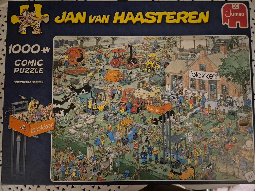 Jan van Haasteren puzzels, Ophalen, 500 t/m 1500 stukjes, Zo goed als nieuw