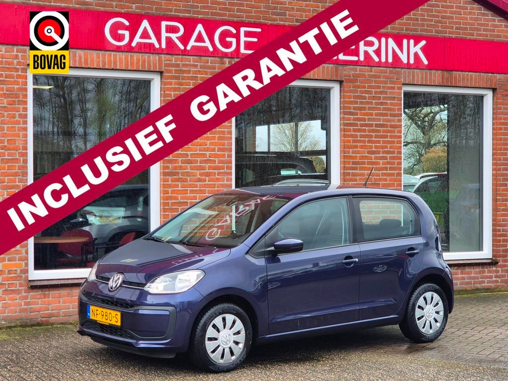Volkswagen Up! 1.0 BMT move up! 60PK 5drs airco, navi, carki, Auto's, Volkswagen, Voorwielaandrijving, Stof, Gebruikt, Origineel Nederlands