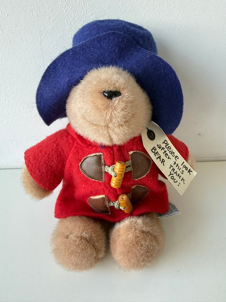 Knuffel beer Paddington Bear zittend 20 cm / Eden / nieuw, Beer, Ophalen of Verzenden, Zo goed als nieuw, Middelgroot (20 tot 80 cm)