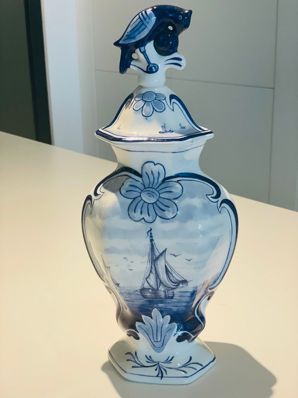 Mooie delfts blauwe vaas, Ophalen of Verzenden