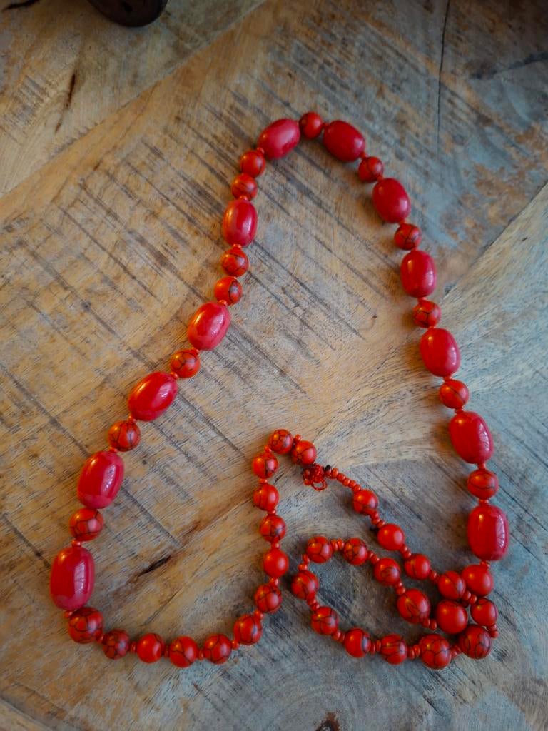 Leuke ketting te koop, Ophalen of Verzenden, Zo goed als nieuw, Overige materialen