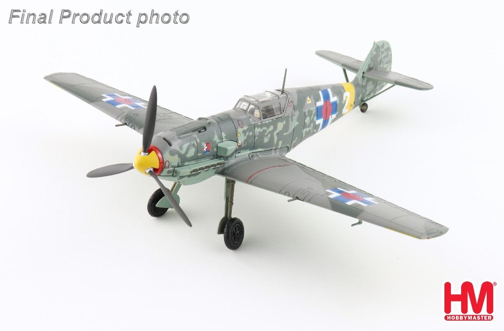 Messerschmitt Bf 109 JG 52 Luftwaffe 1943 Hobbymaster HA8724, Verzamelen, Nieuw, Ophalen of Verzenden, Military-Models VJ Mendelssohnstraße 29 info@military-models-vj.de