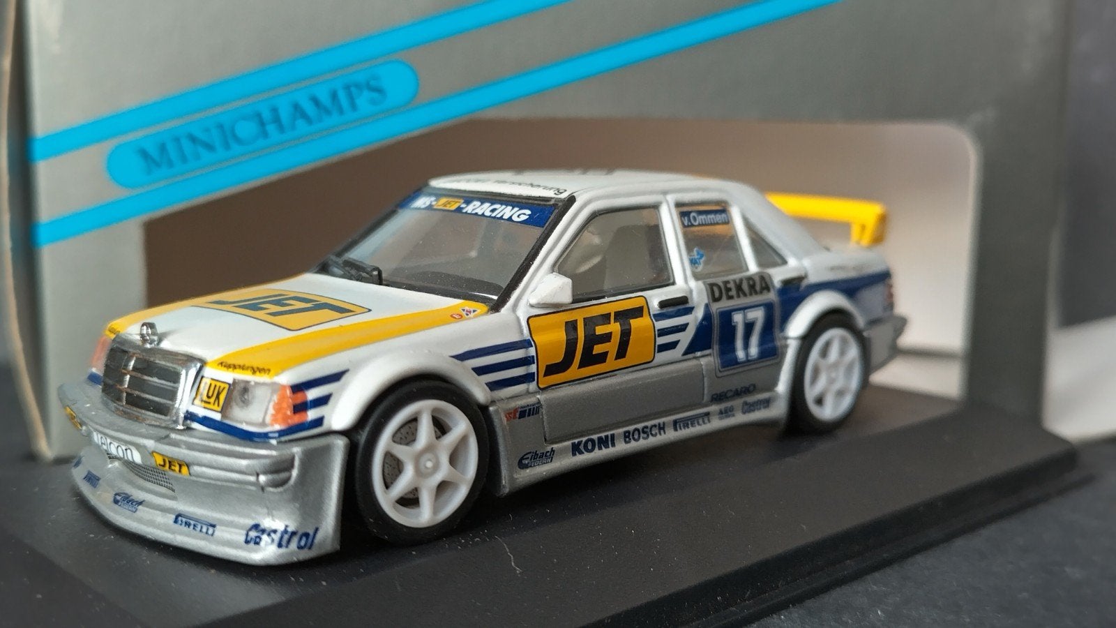 Mercedes Benz 190 Evo DTM Ms Jet Ommen Minichamps Pol, Auto, ., Nieuw, Ophalen of Verzenden