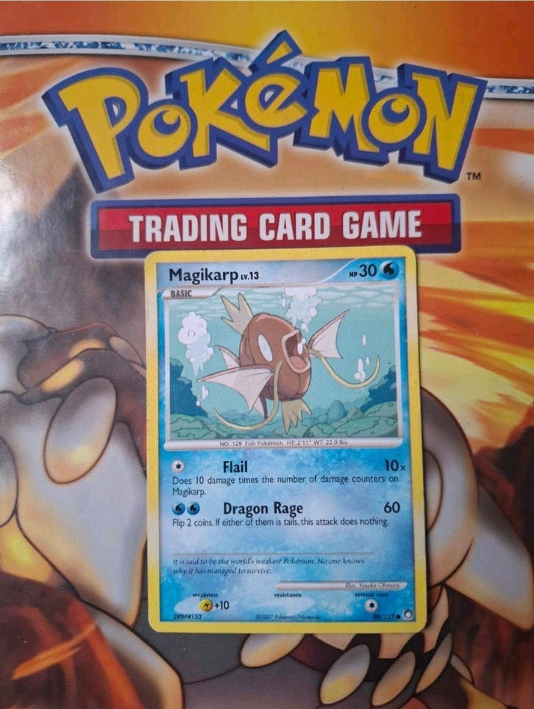 Magikarp 89/123 Diamond&Pearl Mysterious Treasures pokemon, Ophalen of Verzenden, Gebruikt, Losse kaart