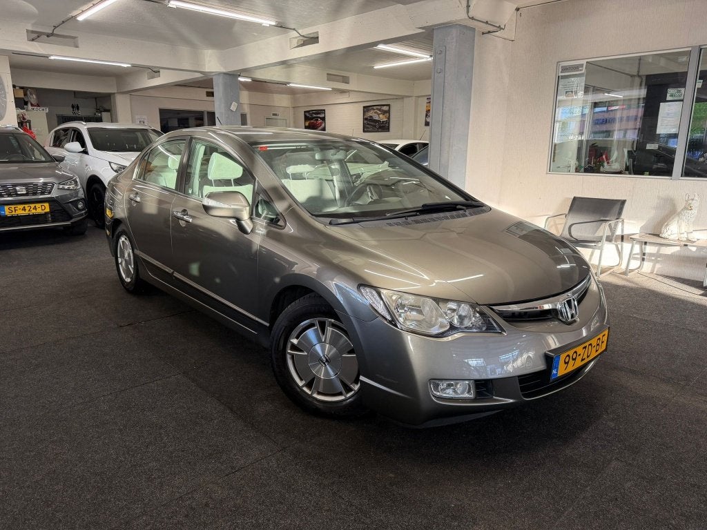 Honda Civic 1.3 Hybrid*NAP*Stoelver.*Clima* (bj 2008), Auto's, Honda, Gebruikt, Stoelverwarming, Origineel Nederlands, Bedrijf