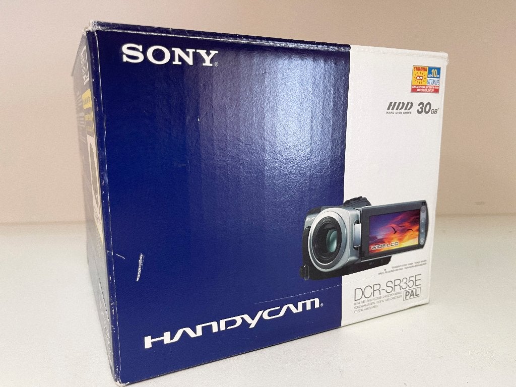SONY DCR-SR35E Digitale camcorder met 30GB HDD, Full HD, N, Ophalen of Verzenden, 8 tot 20x