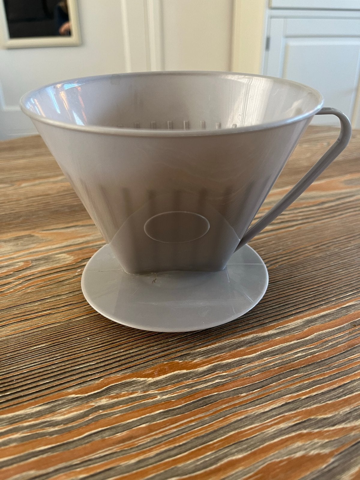 Koffiefilterhouder No. 4 - Grijs, Huis en Inrichting, Ophalen, Gebruikt