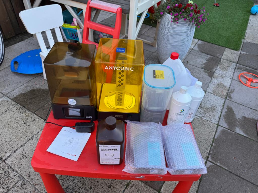 Phrozen Sonic Mini 4K & Anycubic Wash&Cure 2.0 Set, Computers en Software, 3D Printers, Ophalen, Gebruikt, Resin/Hars