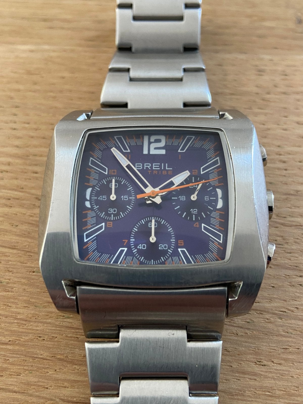 Breil TW0121 Tribe TV Case Art Deco, Ophalen of Verzenden, Zo goed als nieuw, Grijs, Jongen of Meisje