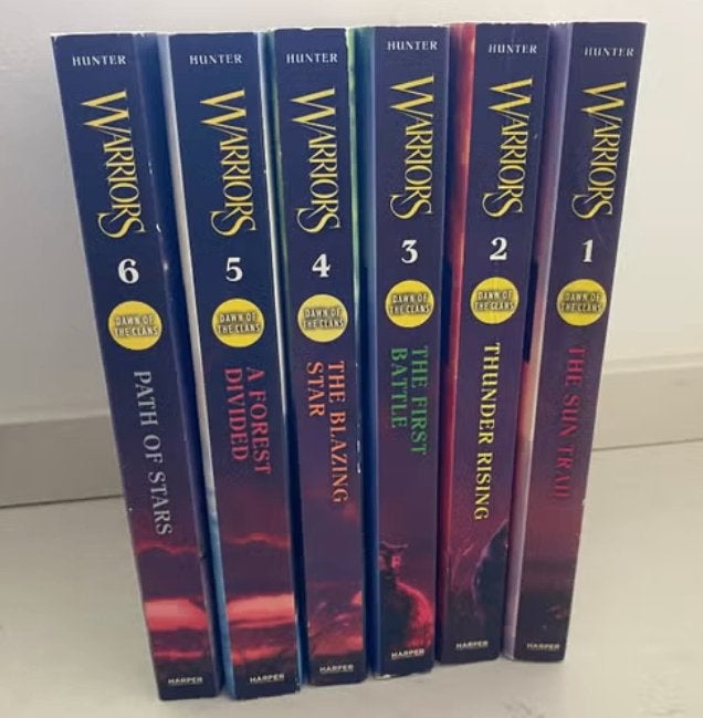 alle 6 boeken vijfde reeks Warriors, Erin Hunter, Ophalen of Verzenden, Zo goed als nieuw, Fictie
