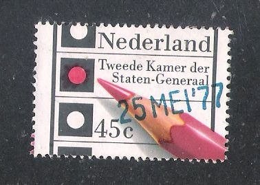 NG; 1132 Verkiezing met opdruk, Postzegels en Munten, Verzenden, Gestempeld