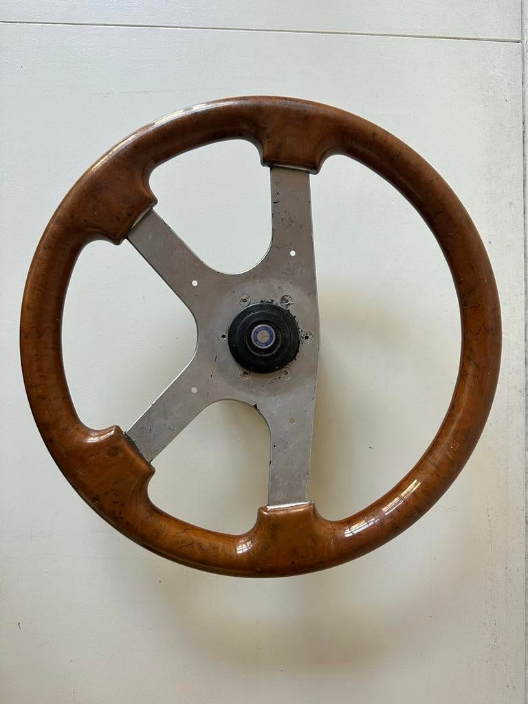 Klassiek houten stuur Mercedes E-klasse W124, Auto-onderdelen, Ophalen, Gebruikt, Mercedes-Benz