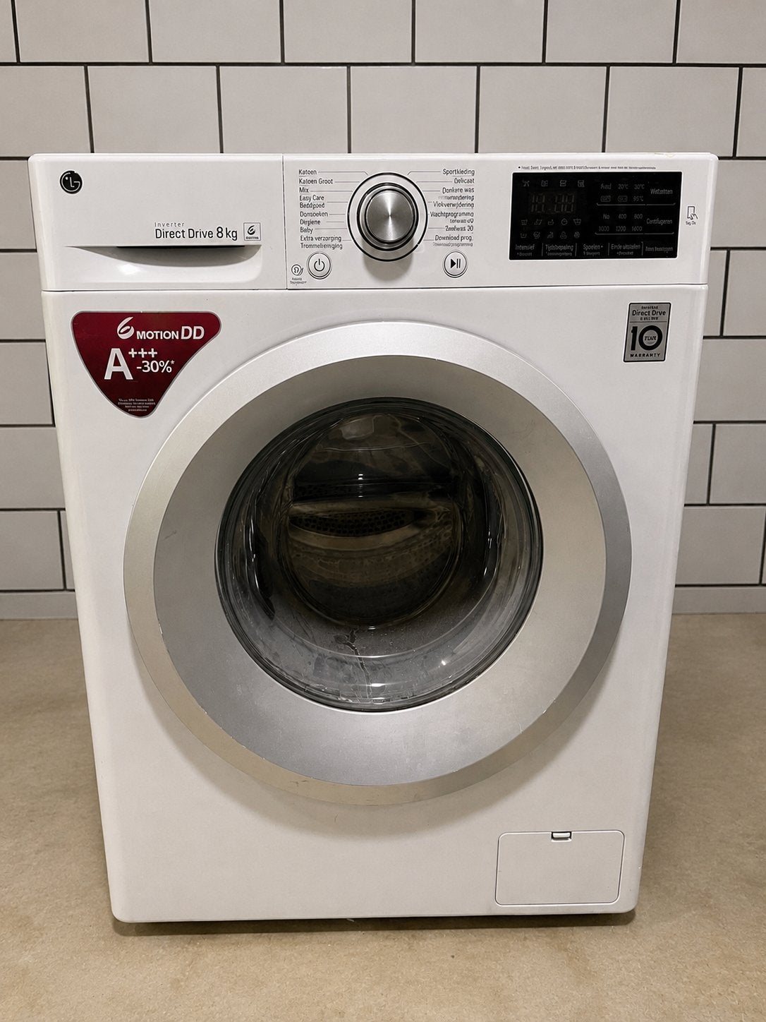 Direct Drive 8 kg wasmachine goede staat, Witgoed en Apparatuur, Wasmachines, Ophalen, Gebruikt, 8 tot 10 kg, 1600 toeren of meer