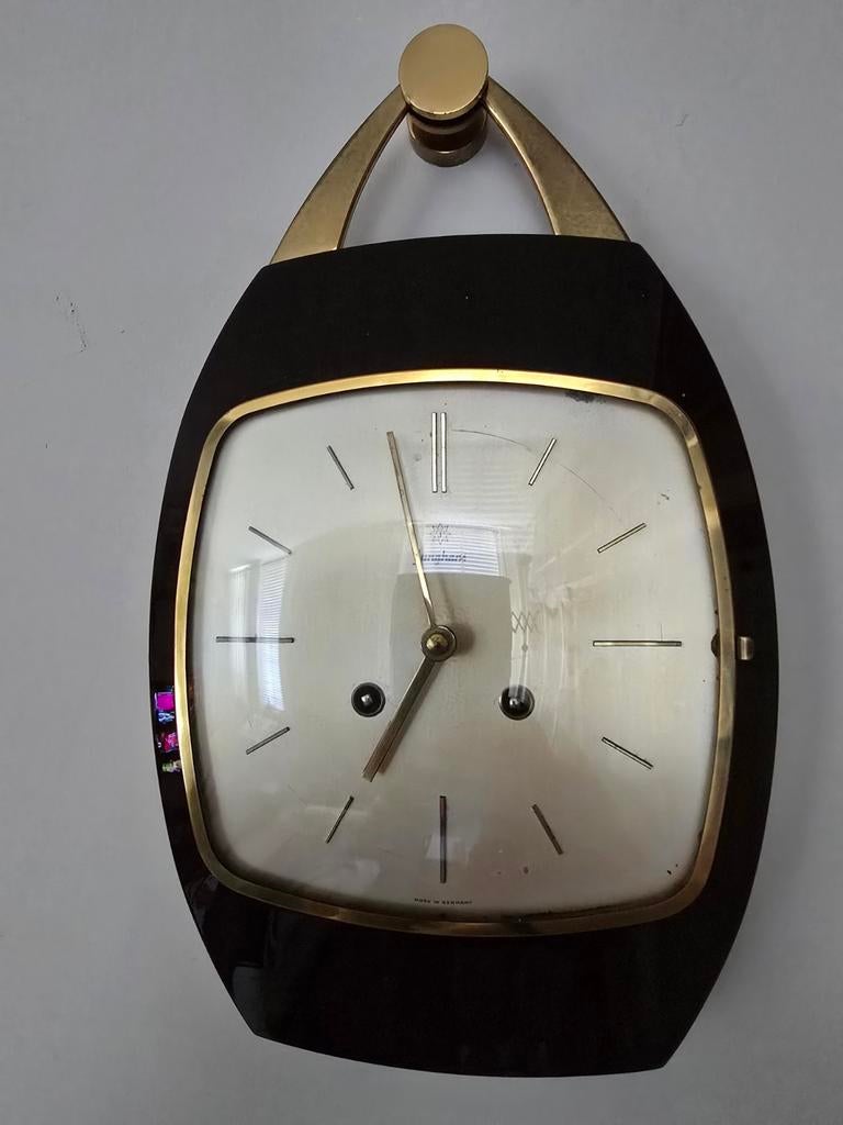 Vintage Junghans Wandklok - Jaren '60 Design, Antiek en Kunst, Antiek | Klokken, Ophalen of Verzenden