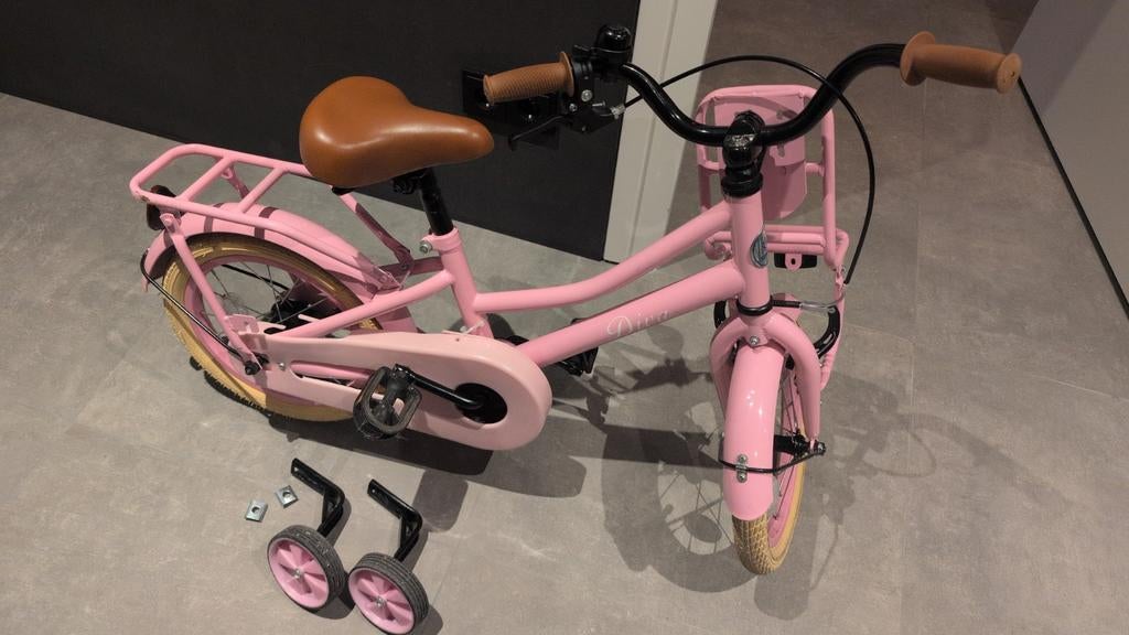 Spirit Diva Meisjesfiets Roze 14 Inch met zijwieltjes, Fietsen en Brommers, Ophalen, Terugtraprem, Zijwieltjes, Spirit Diva