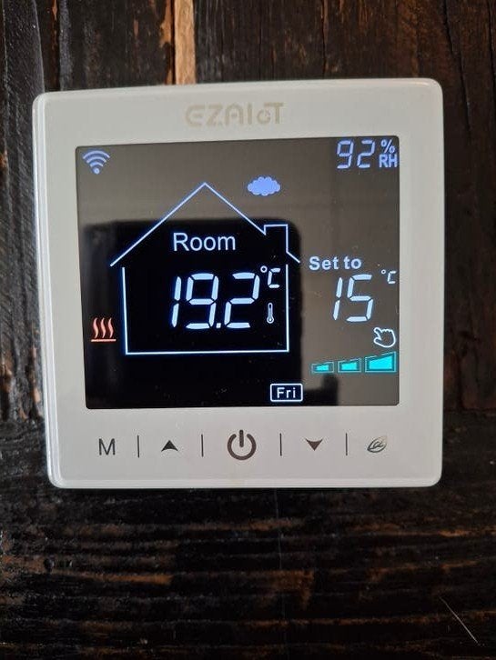 EZAiot Tuya Smart Thermostaat WiFi - geleverd in doos, Ophalen of Verzenden, Slimme thermostaat, Zo goed als nieuw