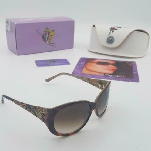 Zonnebril Ed Hardy Big Dragon Tortoise Brown 58-16-135, Overige merken, Zonnebril, Overige kleuren, Nieuw