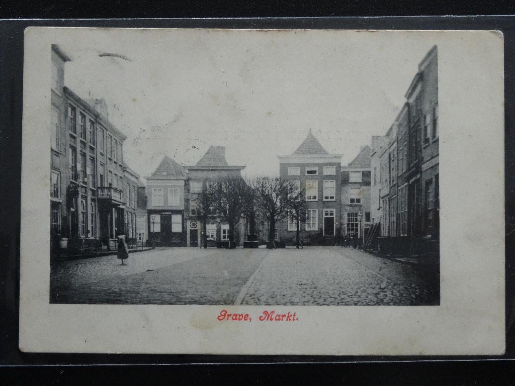 GRAVE    Markt, Verzenden, Voor 1920, Gelopen, Noord-Brabant