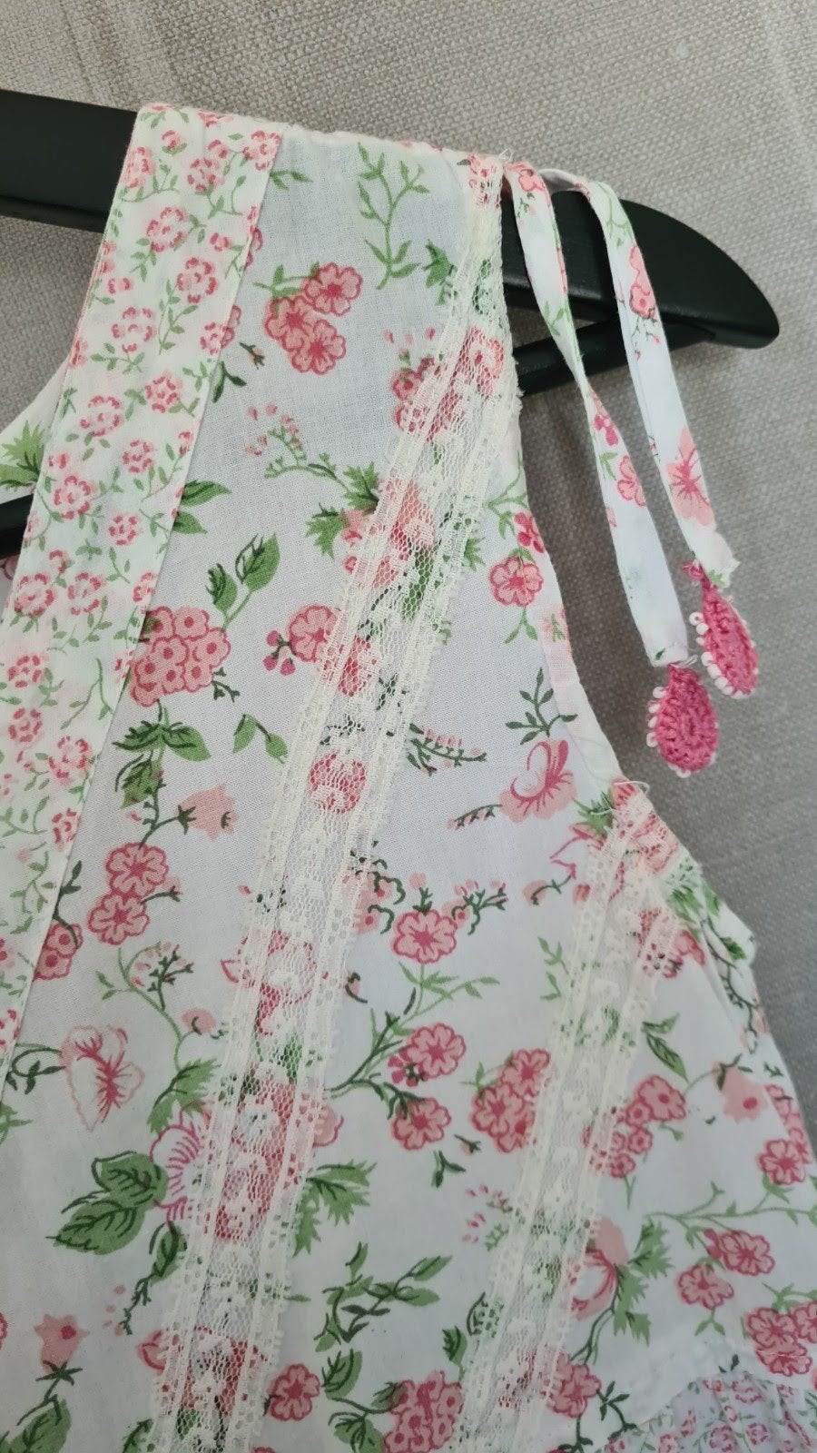 Tom-Du jurk bloemen maat 134, Meisje, Ophalen of Verzenden, Zo goed als nieuw, Tom Du