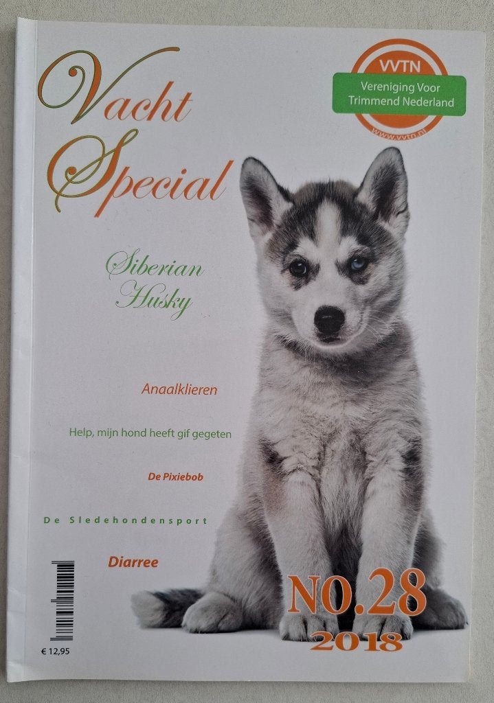 Vacht Speciaal 2018 nr 18 Siberian Husky NIEUW vakblad, Honden, Nieuw, Ophalen of Verzenden, Vereniging voor Trimmend Nederland