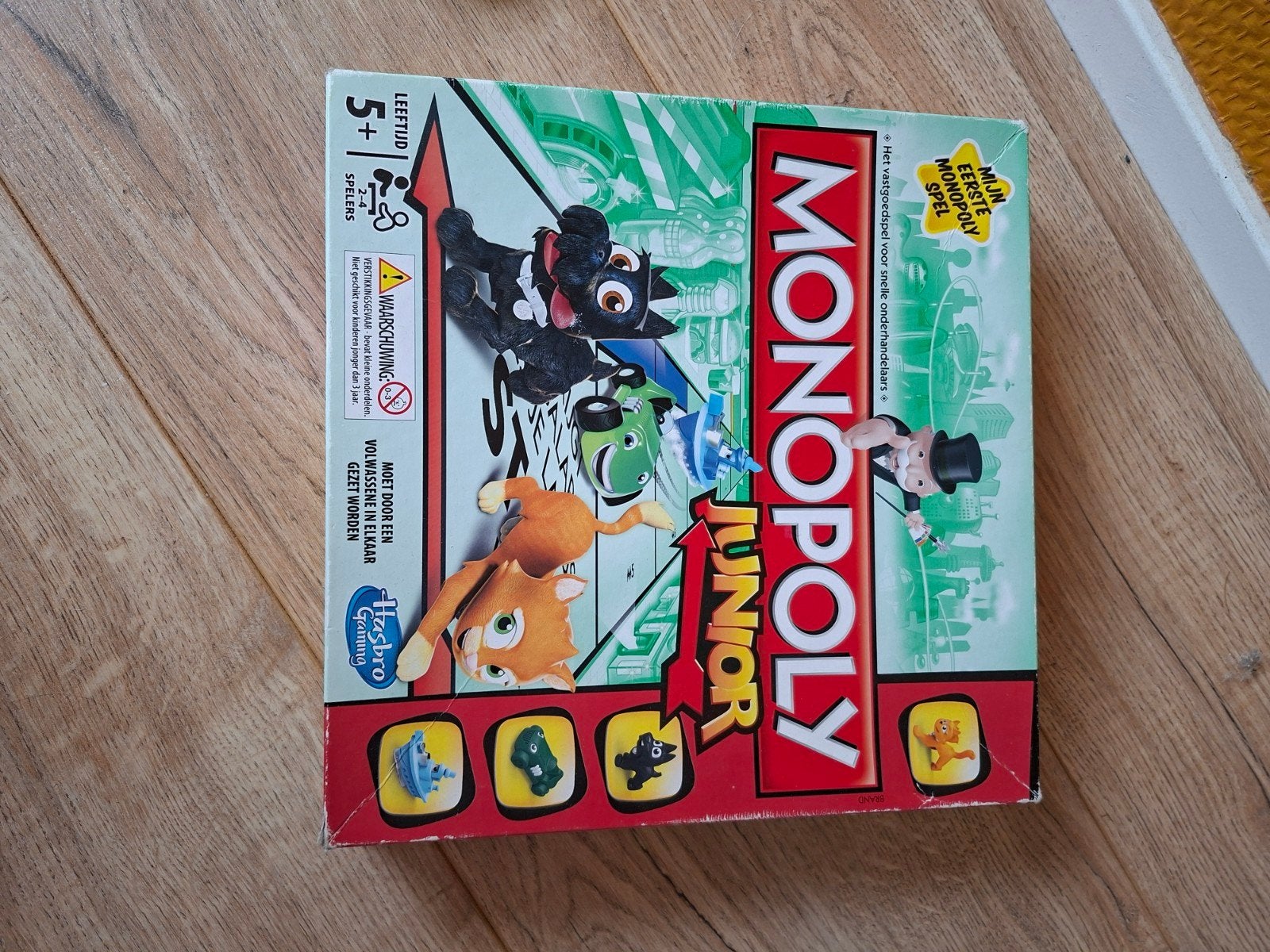 Monopoly junior, Drie of vier spelers, Ophalen of Verzenden, Gebruikt, HASBRO