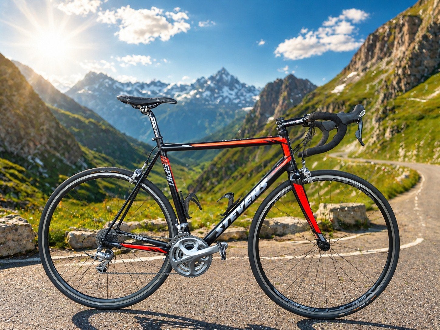 Stevens Aspin / Ultegra / frame 60cm, Fietsen en Brommers, 28 inch, Velgrem, Aluminium, Zo goed als nieuw