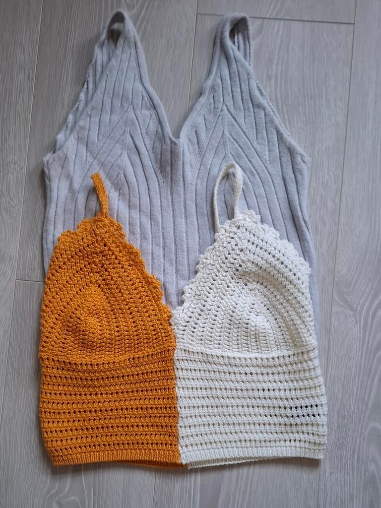 Crop top maat S, Kleding | Dames, Tops, Ophalen of Verzenden, Zo goed als nieuw, Maat 36 (S), Zonder mouw