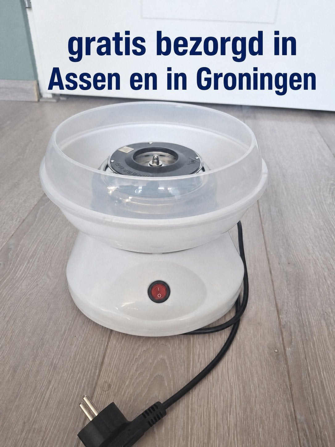 ZGAN  Suikerspinmachine + suiker + stokjes, Ophalen of Verzenden, Zo goed als nieuw
