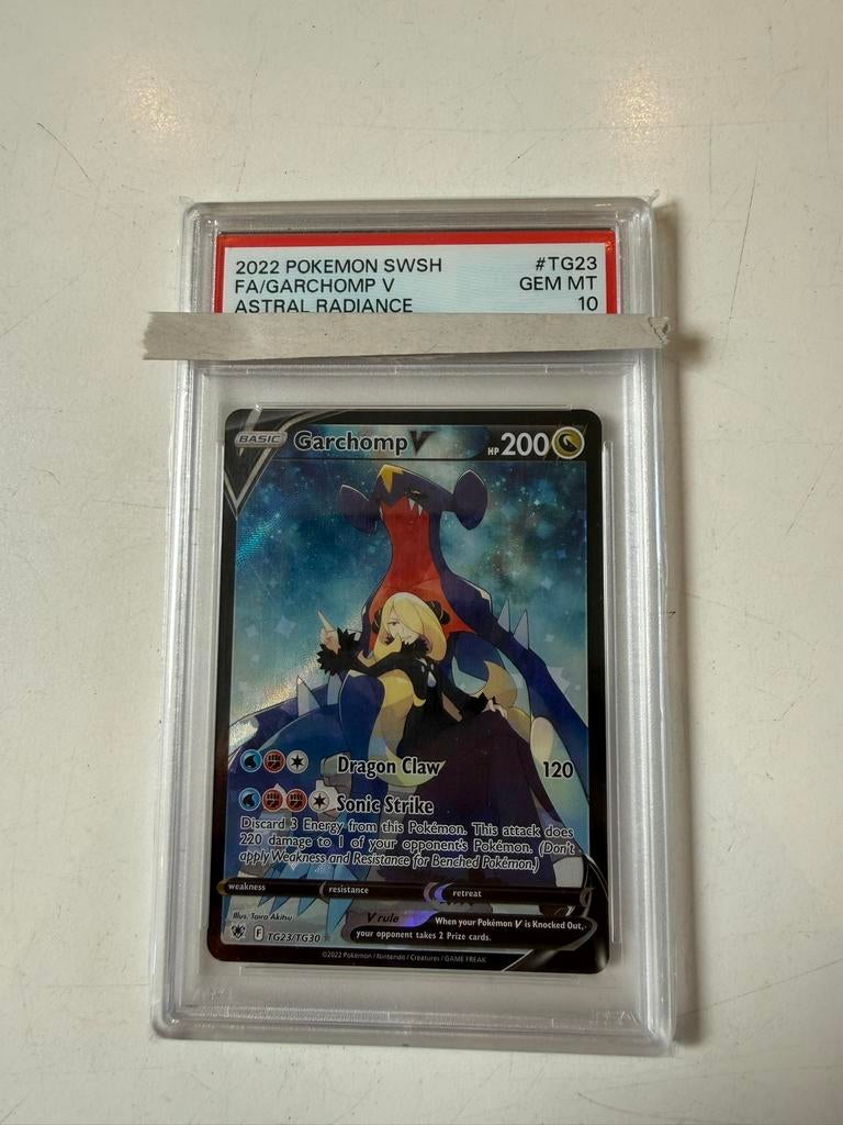 Garchomp V. TG23 PSA 10, Ophalen of Verzenden, Zo goed als nieuw
